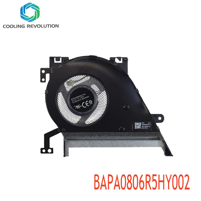 

Laptop CPU Cooling Fan BAPA0806R5HY002 13NB0RA0P01111 13N1-C3P0101 for ASUS F513 K513 M513 M513UA S513 X513 X513UA