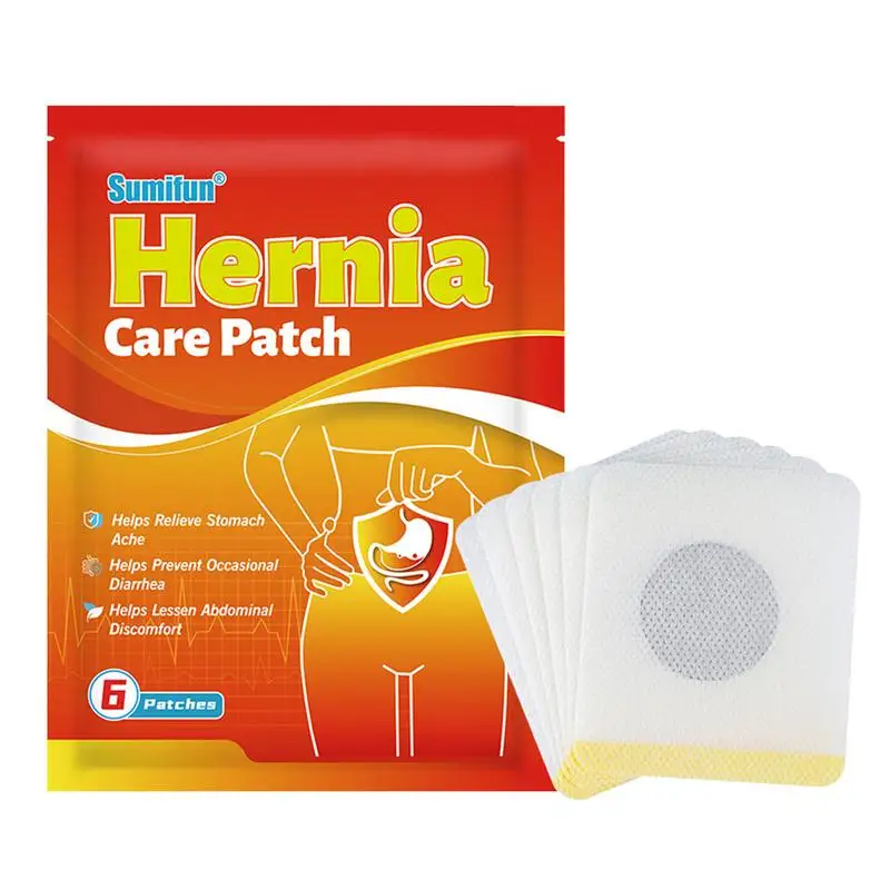 6 Stuks Hernia Inguinale Navelhernia Zorg Sticker Femorale Buikwand Hernia Ruptuur Koliek Gezondheidszorg Patch Veilig En