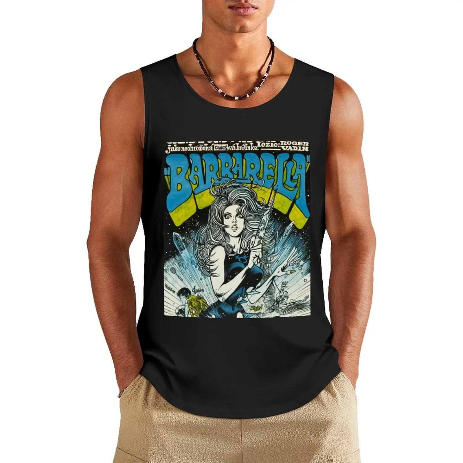 

Barbarella Tank Top sports suits Men's summer clothes 2025 sleeveless vests