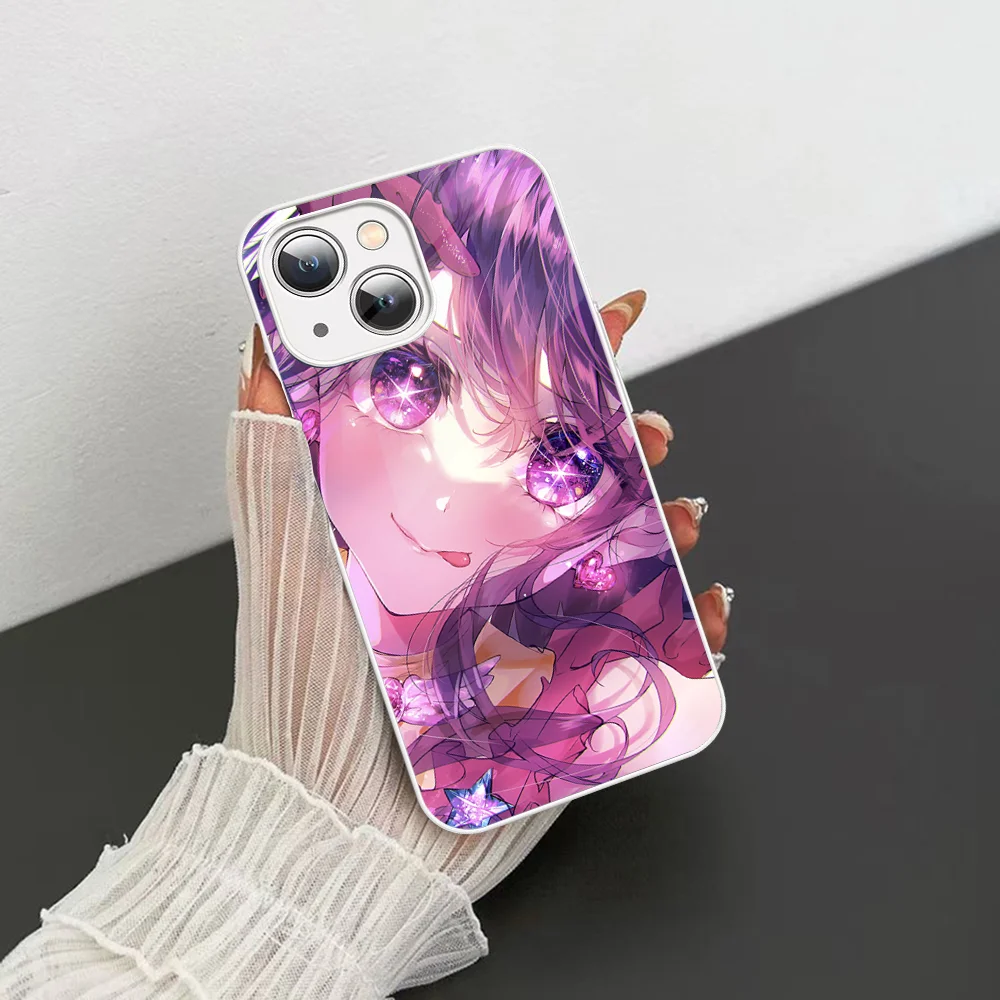 Casing ponsel Anime Oshi No Ko, pelindung Iphone 14 13 12 11 Pro Mini XS MAX 14Plus X XS XR