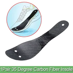 1Pair Carbon Fiber Insole-Full Foot Palm Carbon Plate Strong Boost Insole 35° for Running Arch Support Sports Enhanced Anti Tors