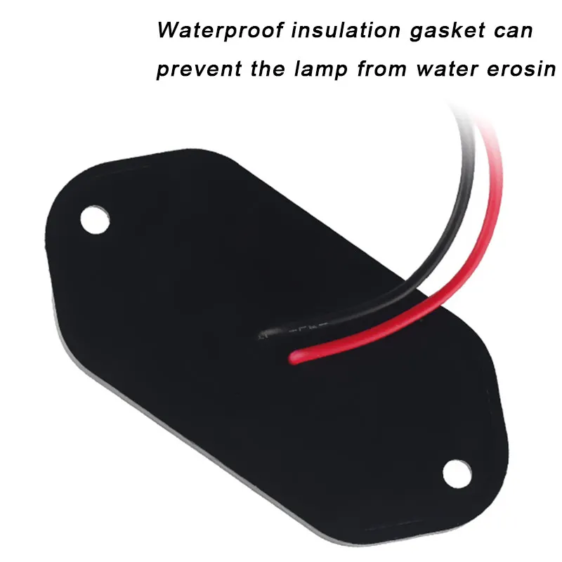 

2/10 шт. Универсальные светодиодные фонари для номерного знака автомобиля, 6 LED, для автобусов, мотоциклов, грузовиков, лампа безопасности, подсветка двери, 12В 24В