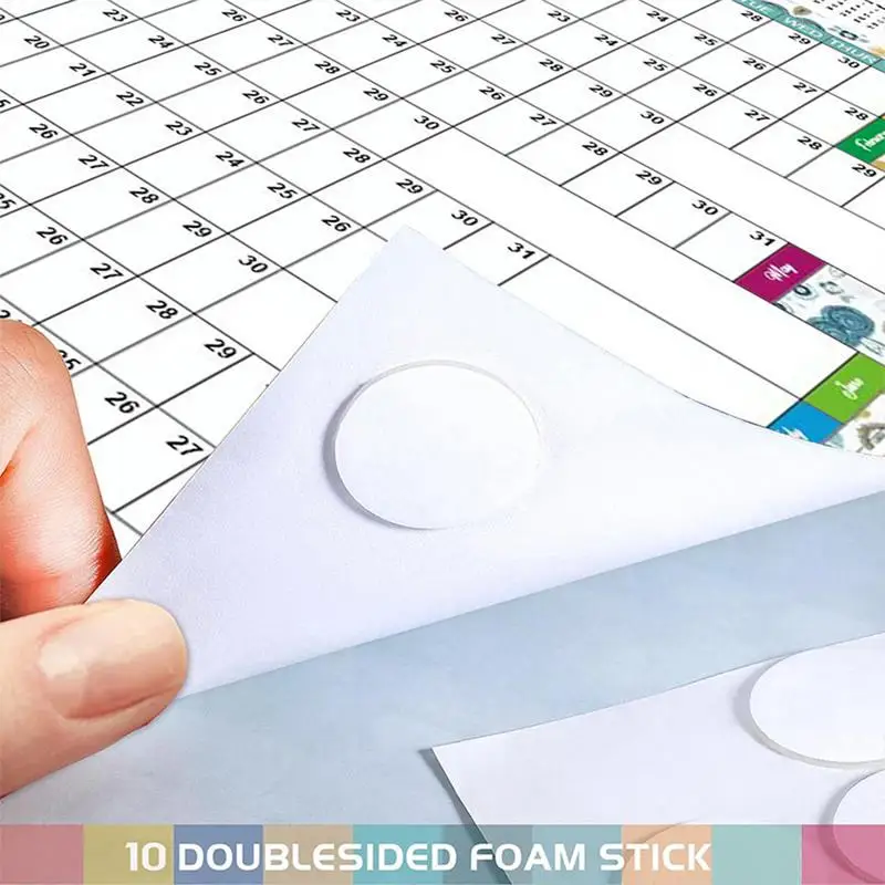 مخطط سنوي 2025 تقويم حائط كبير عملي 2025 مخطط سنوي قابل للطي تقويم العمل 12 شهرًا تقويم الحائط للمنزل