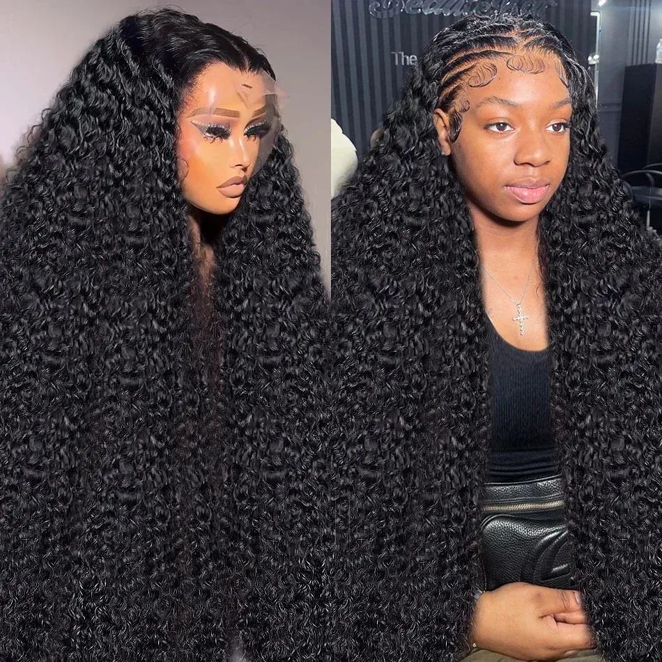 

250% Water Wave 13x6 Lace Frontal Wig 13x4 Deep Wave Lace Front Human Hair Wigs Brazilian Remy Human Hair Deep Wave Wigs