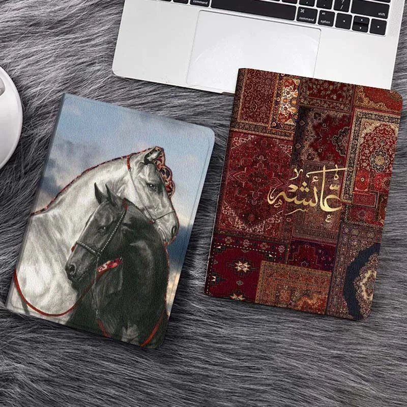 

Black White Horse Cloud Gift Tablet Case For Samsung Tab Galaxy S6 S11 A A7 A8 A9 A11 10.1 10.4 10.5 Plus Lite