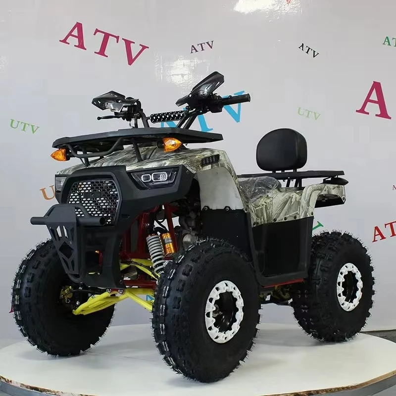 125cc 4-Stroke 2WD ATV Beach Bike Off-Road Riding Automatic Four-Wheel Small Bull Chain Drive Up To 10L Fuel Tank