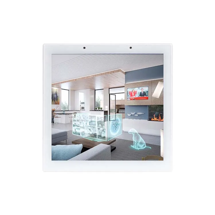 

Smart Home Control Tuya Central Control 4 inch android 12v touch switch panel with speaker