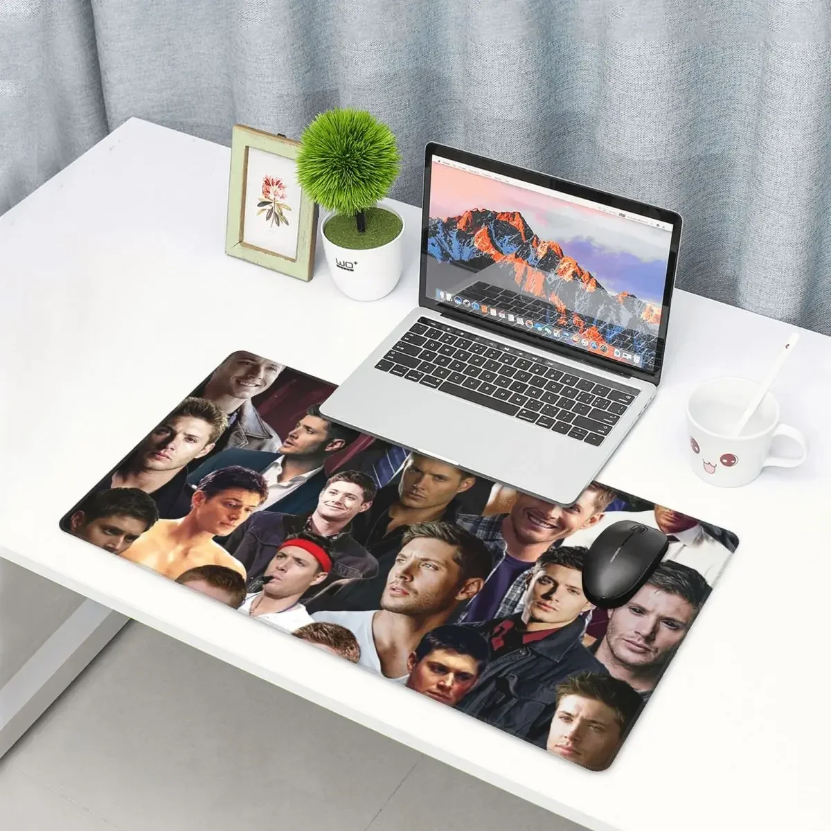 Large Mouse Pad Dean Winchester Collage Gamer PC Laptop Mats Keyboard Carpet Computer Gaming Office Accessories Desk Mat