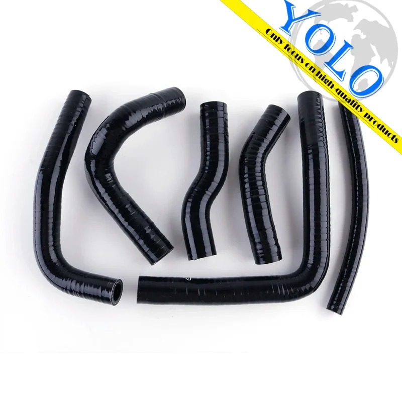 For Honda CR250 CR 250 R 2-stroke 2000 2001 Silicone Radiator Coolant Hose Kit Auto High Performance Piping Tubes Set