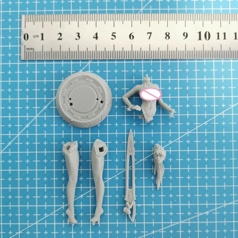 1/24 Scale Resin Figure plump female warrior hold a knife Nsfw version Assemble Model Kit Unassembled and Unpainted 3D printing