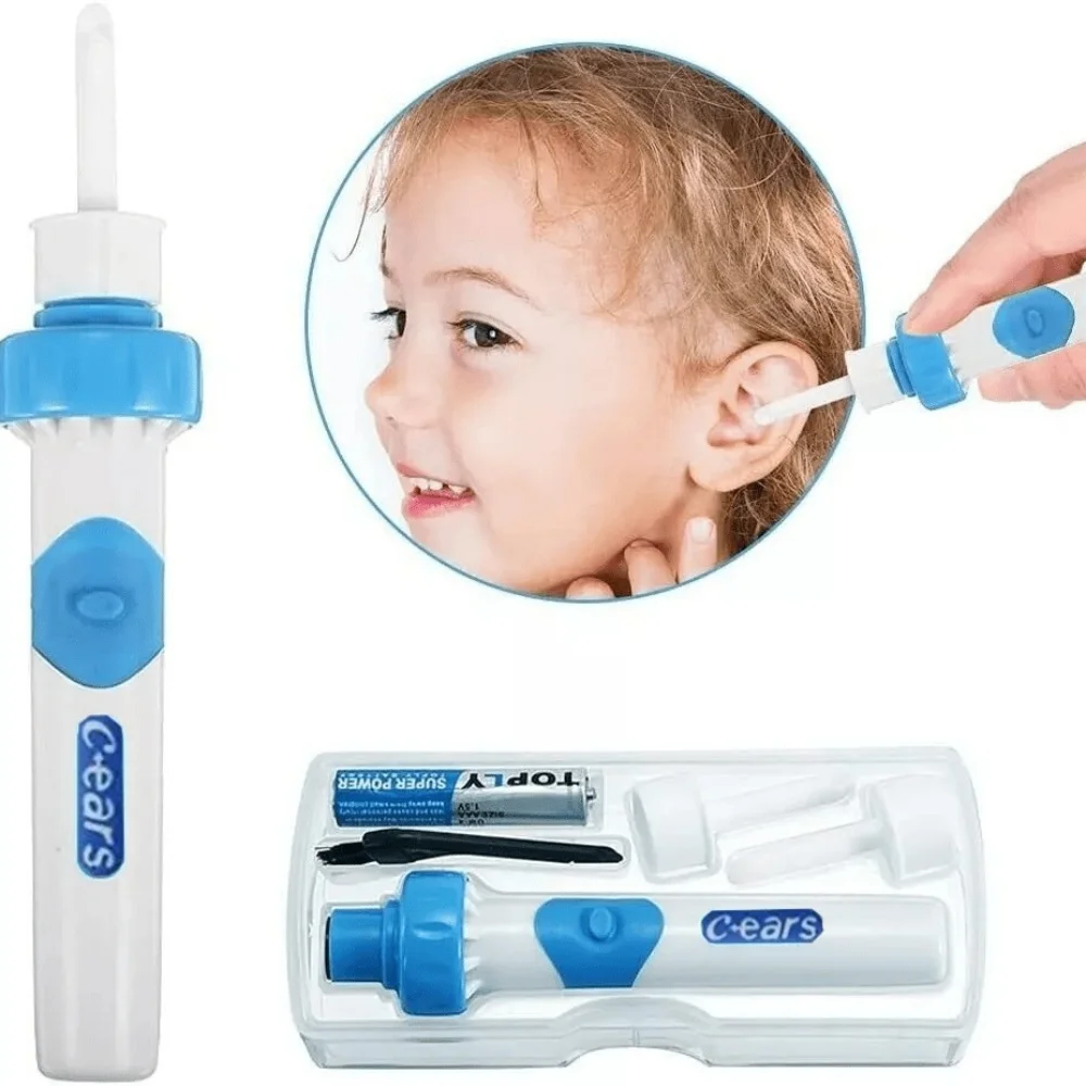 Portable Electric Ear Cleaner Earwax Removal Tool with Soft Tip Safe Suction Device Automatic Earwax Removal Kit Ear Care Tool