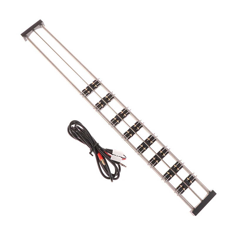 1/87 Ho Scale Train 50cm Track Model Accessories Train Treadmill Track Bearing Train Roller Test Stand With 8 Rollers Kids Gift