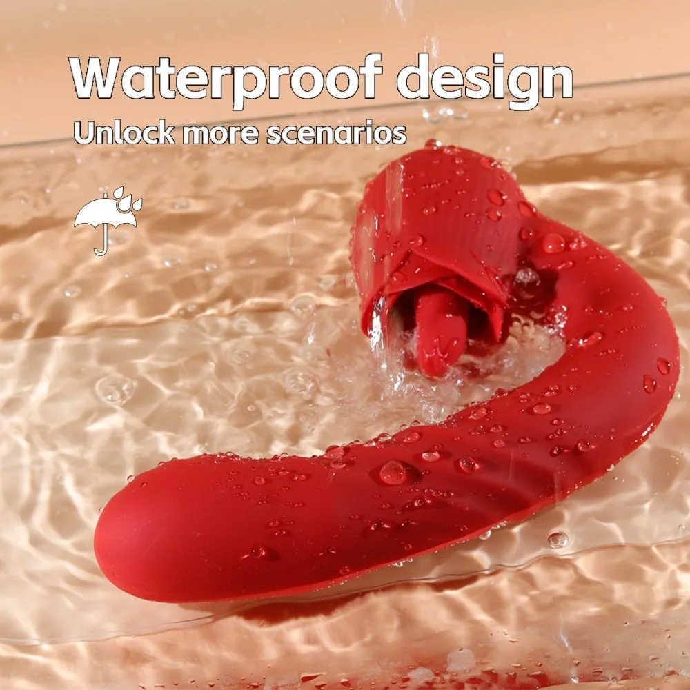 Clit Likken Vibrator voor Vrouwen Vagina G-Spot Vibrator Dildo Orale Tong Vrouwelijke Masturabtor Wearable Panty Adult Sex Toy 18+