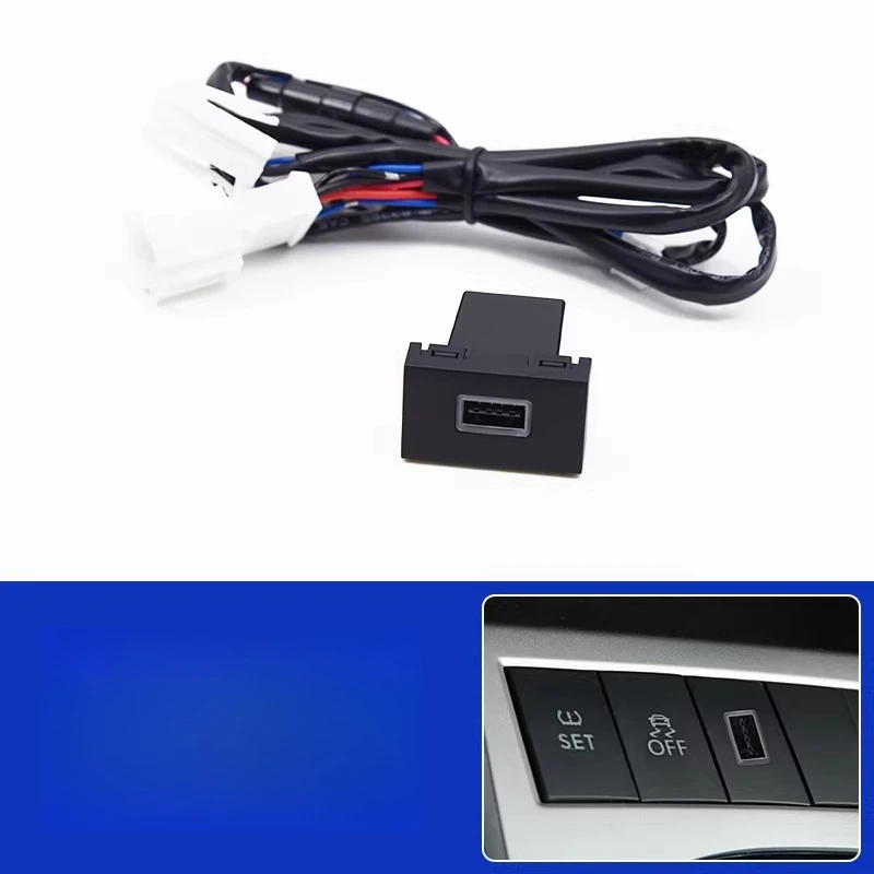 

QC3.0 + Type‑C Car USB Adapter for VW Lavida 2008‑2012, Fast Charging Mod
