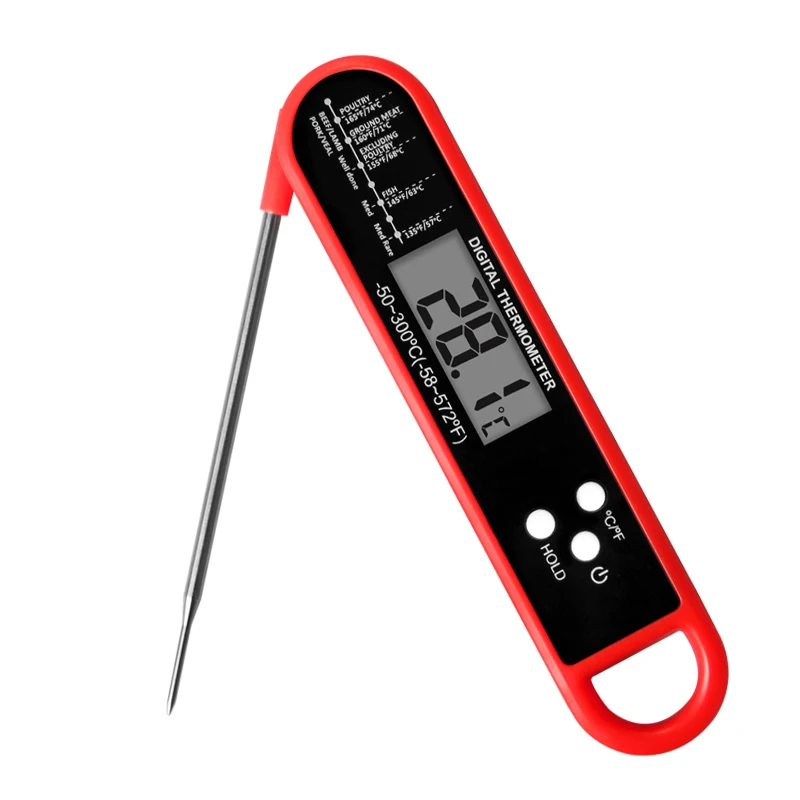 Accurate Digital Meat food Thermometer for Kitchen and BBQ Grill - Monitor Temperature with Ease 1pc