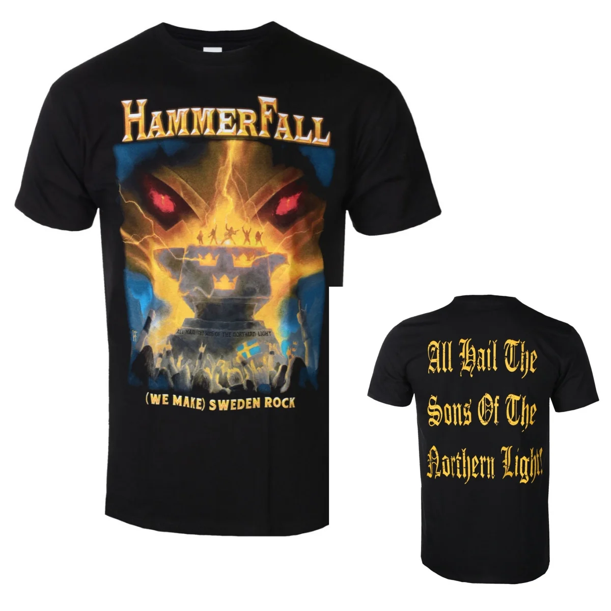 Y2k Hammerfall Graphic Cotton T-shirt Unisex Summer Short Sleeve Fashion Brand Tee Luxury Casual Vintage Tees