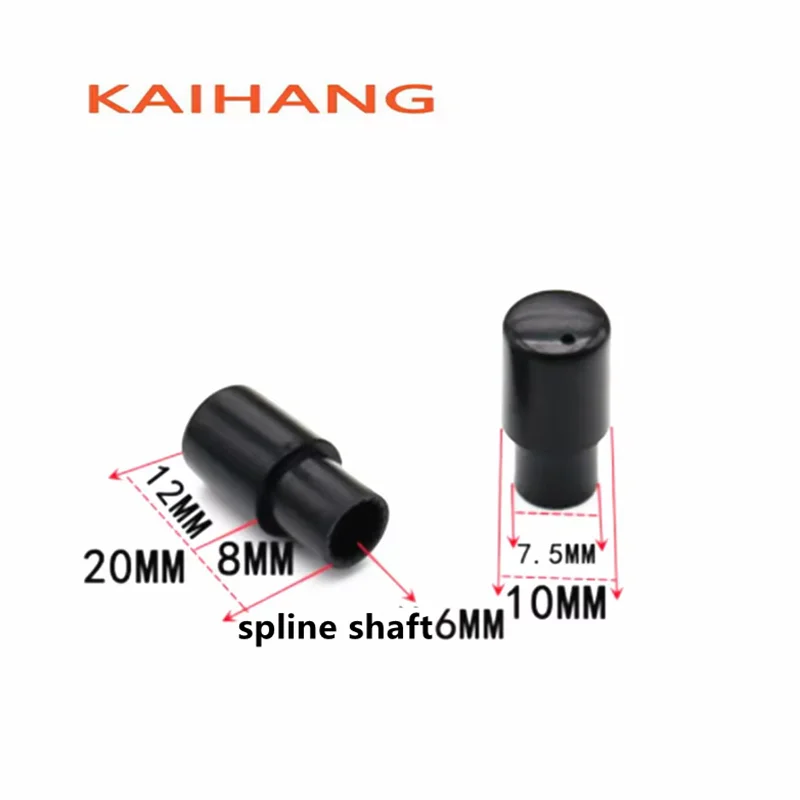 10PCS 10×20MM Flower Shaft Potentiometer Encoder Switch Cap Power Amplifier Audio Volume Adjustment Plastic Knob Cap