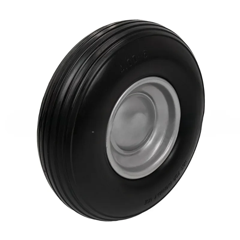 

13 * 4.00-6 unicycle tires, solid air-free tool wheels iron wheels straight pattern