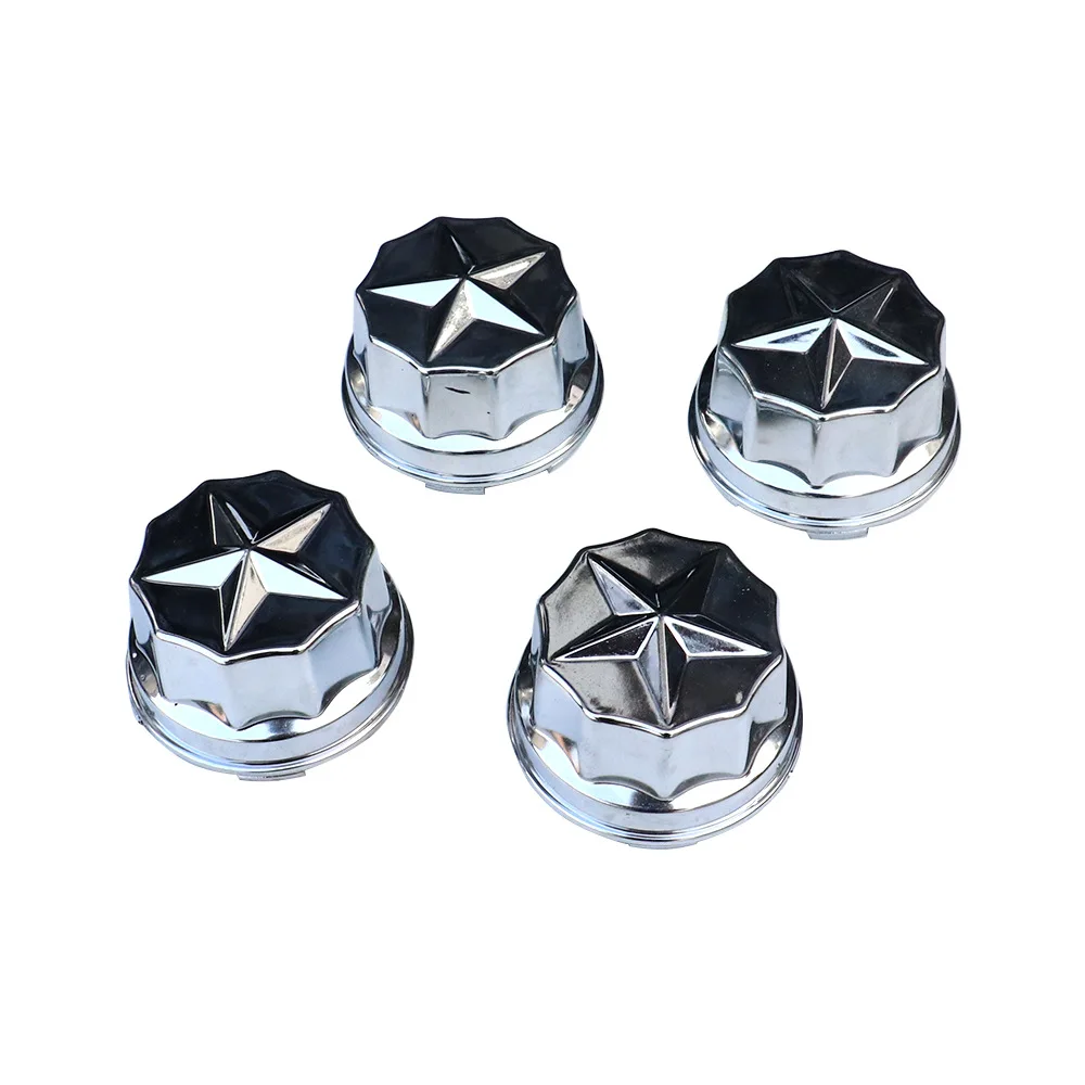Four Wheel Beach Modificat Accessories Go Kart Size Bull Wheel Hub Decorative Cover 8-14 Inch Aluminum Alloy Electroplated Cover