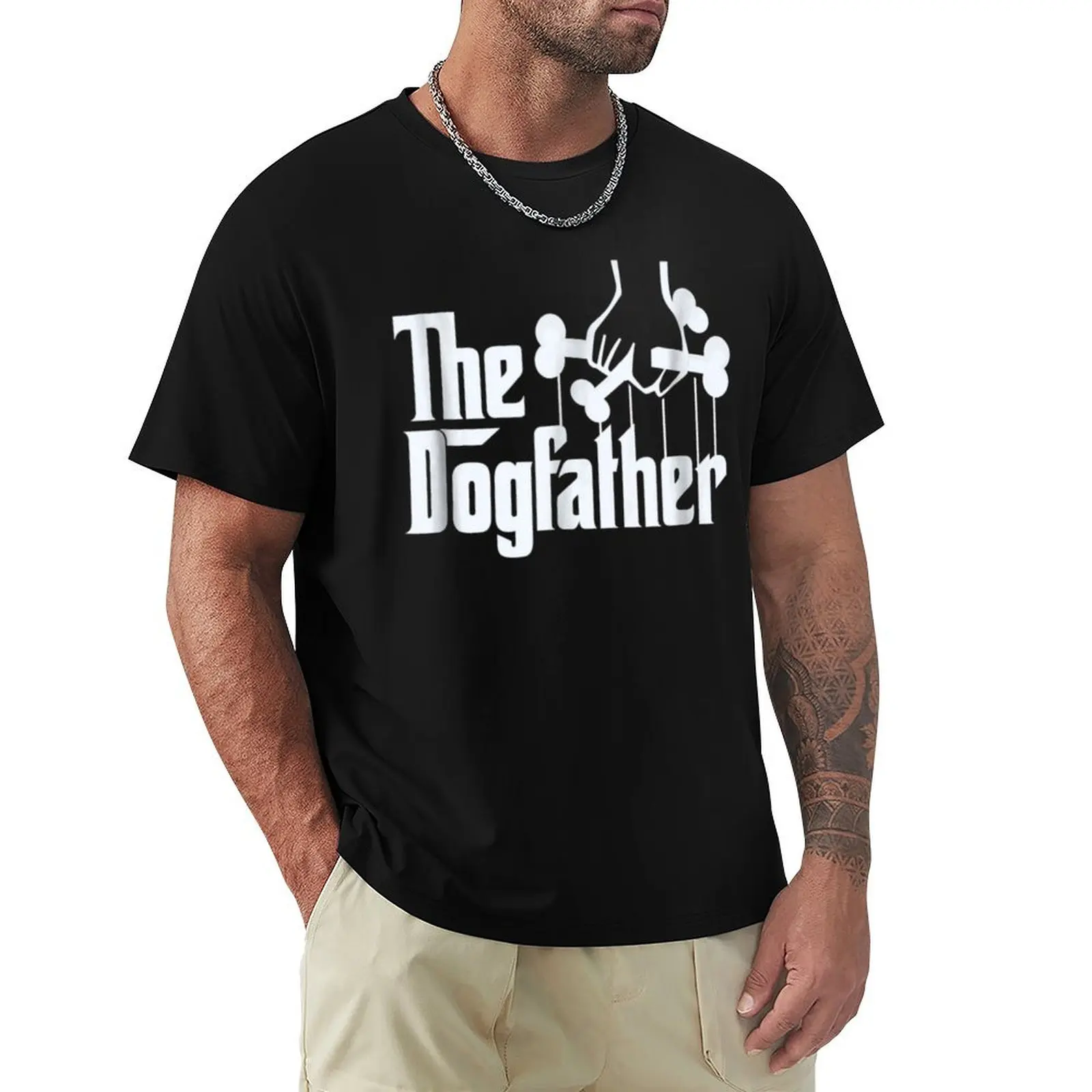

The Dog father Dog Dad Fathers Day Gift Dog Lover T-Shirt man clothes T-shirts oversize shirts graphic tee t shirts for men