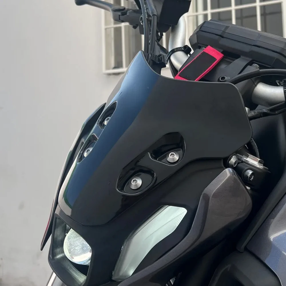 

MT-07 Motorcycle Accessories Windshield Windscreen Windproof Wind Screen Deflector For YAMAHA MT07 MT 07 2021 2022 2023 2024