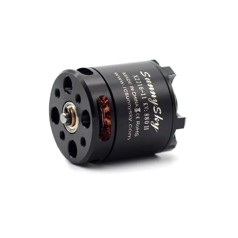 SunnySky X2216 2216 880KV 1100KV 1250KV 1400KV 1800KV 2400KV II Outrunner Brushless Motor Long Shaft For RC Models 3D Airplane