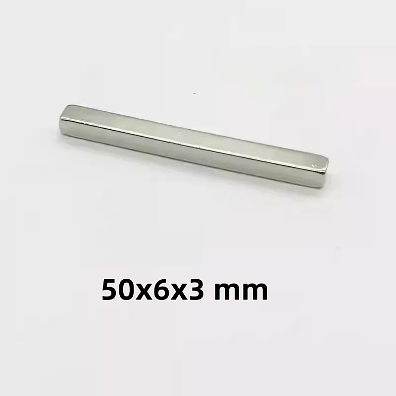50x6x3 mm Square magnets can be widely used for refrigerators, office document fixation and DIY 50x6x3 mm