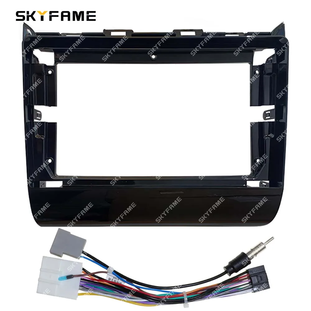 SKYFAME Car Frame Fascia Adapter Android Radio Dash Fitting Panel Kit For Nissan Pathfinder