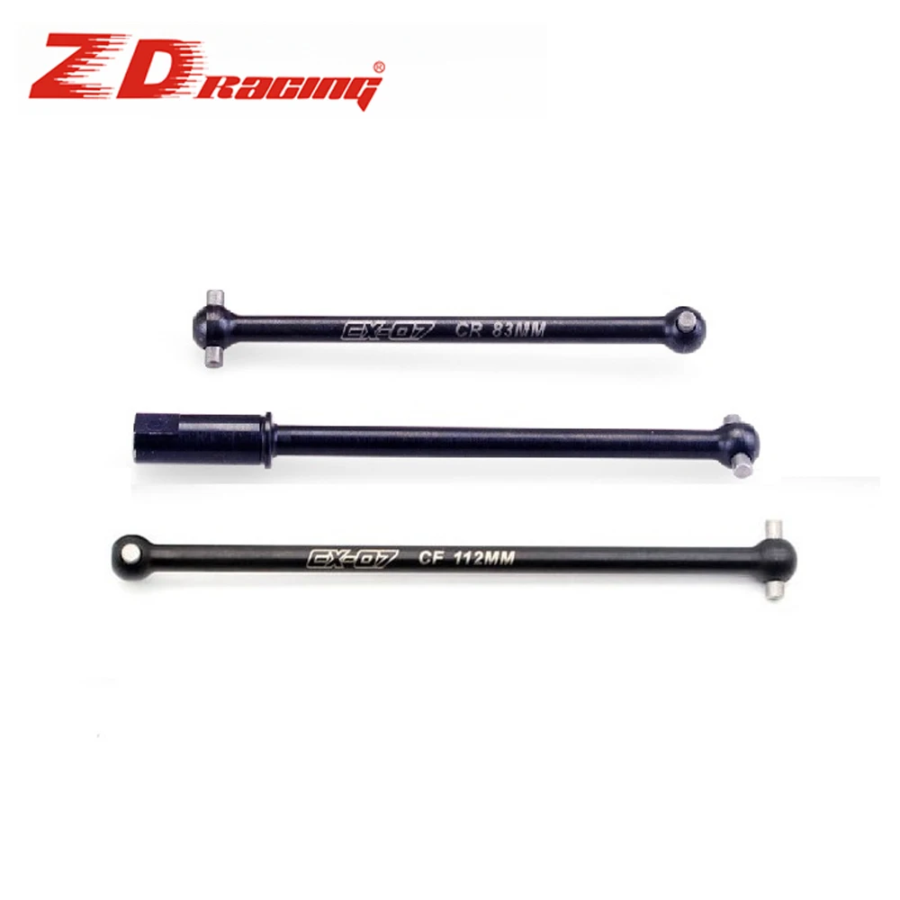 ZD Racing 1/7 EX07 4WD RC Flat Sports Drift Car Metal steel central Drive shaft Middle Steering transmission Shaft Dog bone 8540