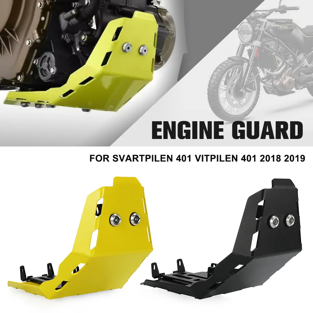 

For Husqvarna Svartpilen 401 Vitpilen 401 2018 2019 Motorcycle Skid Plate Engine Protector Guard Chassis Protection Bash Plate