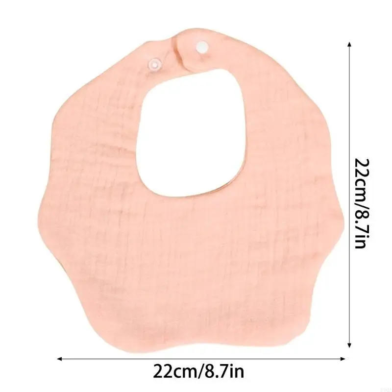 D5qa babadores funcionais para bebês, babadores para recém-nascidos 6 camadas, absorventes e fáceis limpar, babadores