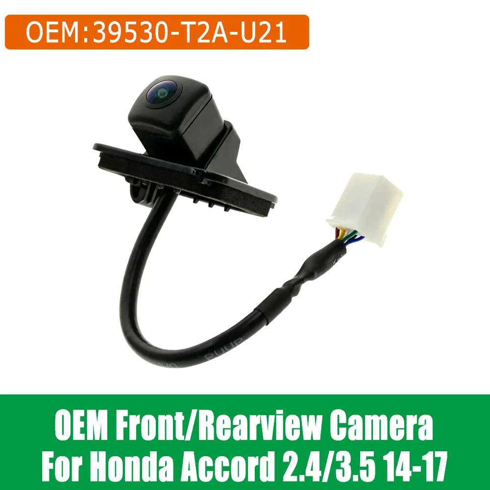 Rear View Backup Camera 39530-T2A-U21 8Pin For Honda Accord Hybrid LX Touring Sport Special Edition EX EX-L 2014-2017