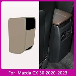 For Mazda CX 30 CX-30 CX30 2020 2021 2022 2023 Car Armrest Mat Anti Kick Pad Microfiber Leather Protection Cover Accessories