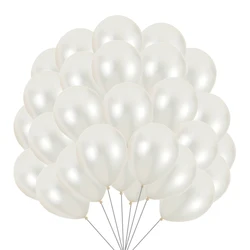 5/10/12inch Pearl Balloons Milk White Latex Balloons Birthday Wedding Decoration For Engagement Anniversary Bridal Shower Globos