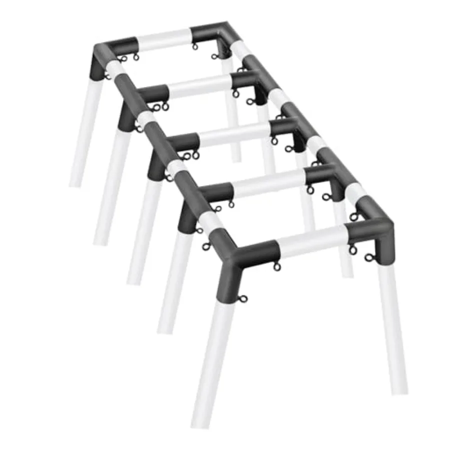 

Aoneky 1 3/'' Corner Flat Roof Canopy Fitting Couplers Kit - Frame Carport Connectors