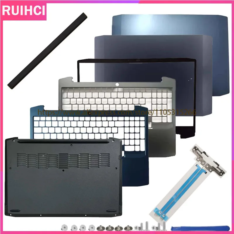 Для-ноутбуков-lenovo-ideapad-gaming-3-15arh05-15imh05-2020-задняя-крышка-ЖК-экрана-передняя-рамка-петли-палмрест-верхний-и-нижний-корпус