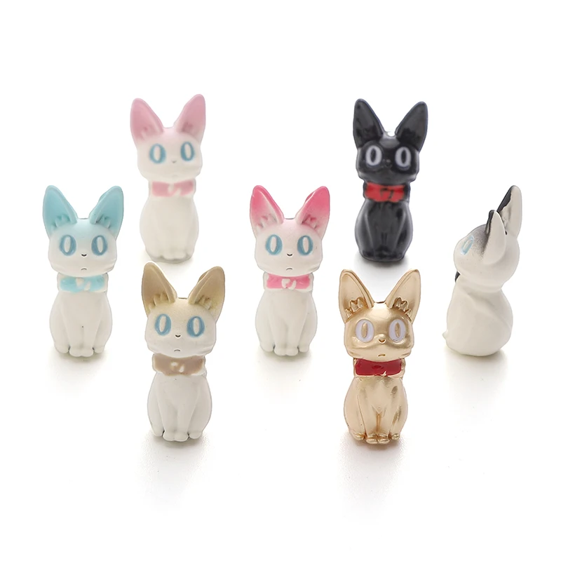 1pc/bag 10x22mm Alloy Multi-Color Jiji Cat Accessories Through-Hole Beads Jewelry Making Process DIY Necklace Bracelet Accessori