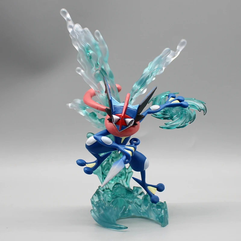 Figurine d'Action Pokémon Battle Greninja en PVC pour Enfant, Modèle de Collection de Dessin Animé, Ornement de Bureau, Jouet de Beurre, Cadeau d'Anniversaire