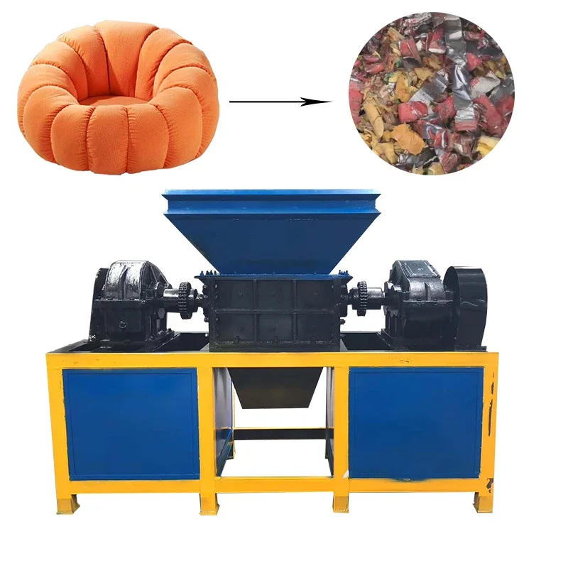 scrap metal tire rubber shredders machine