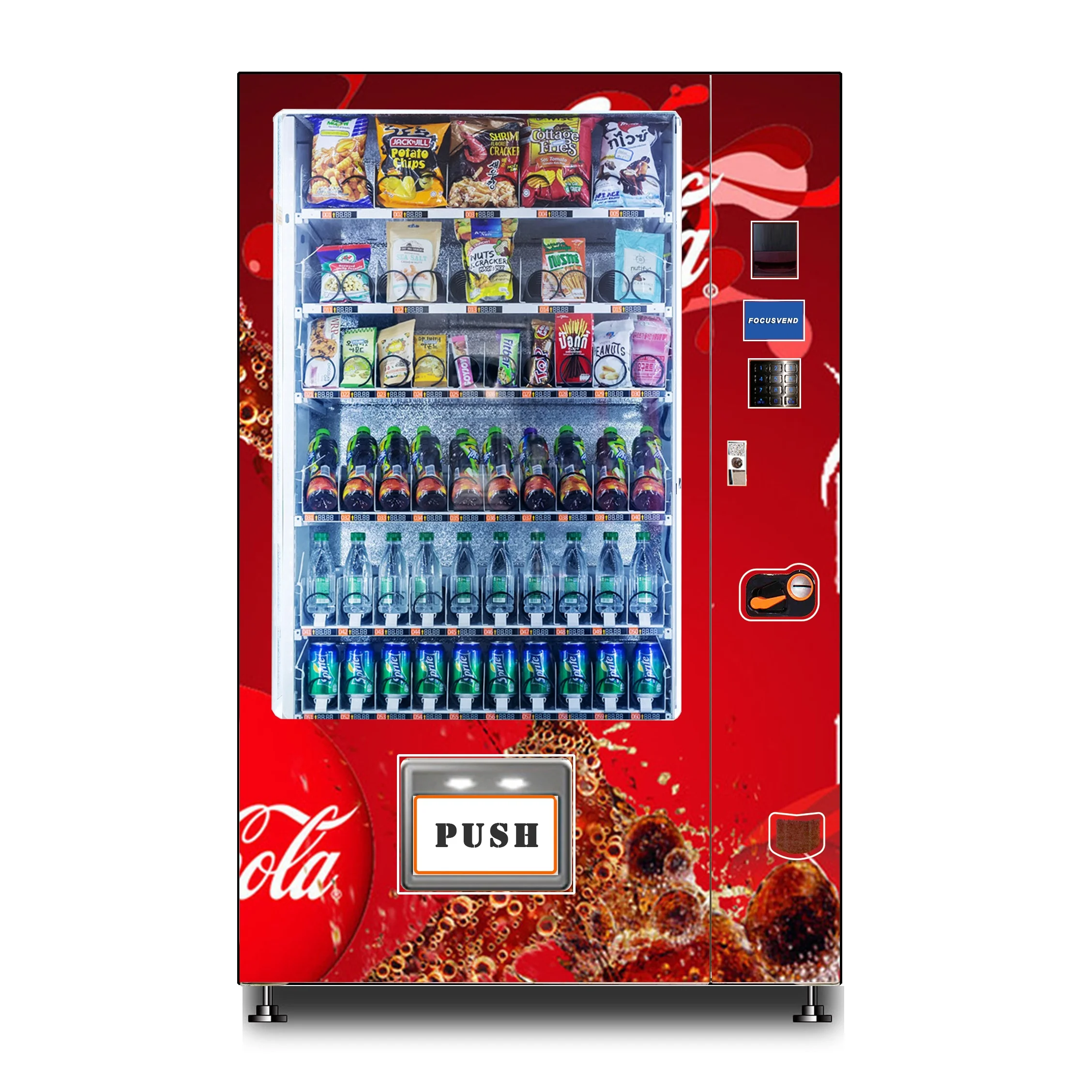 Meal Prep Vending Machine - FL Snack and Beverage Vending Machine