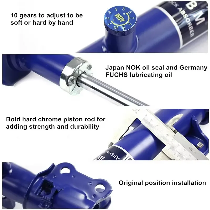 ABM for Accord 2003 OEM KYB High Performance Spring Hydraulic Coilover Suspension Shock Absorber