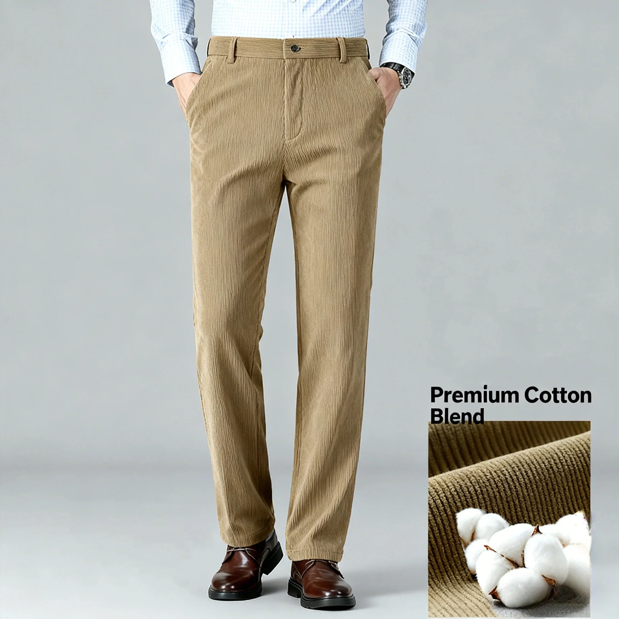 Thumbnail 2 - #75 Cheapest Mens Straight Leg Trousers Deals You Can Get