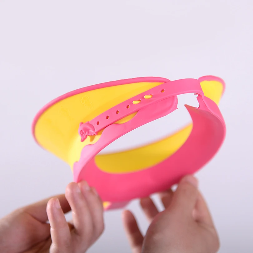 Baby Kids Bath Cap Visor Hat Adjustable Shower Shampoo Protect Eye Ears Hair Wash Shield Waterproof Splashguard for Children In