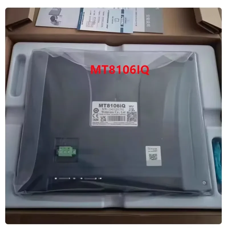 Original New 10 inch Weinview HMI Touch Screen Replace MT8102IQ,Programmable Controller RS485 RS232 Human Machine Interface