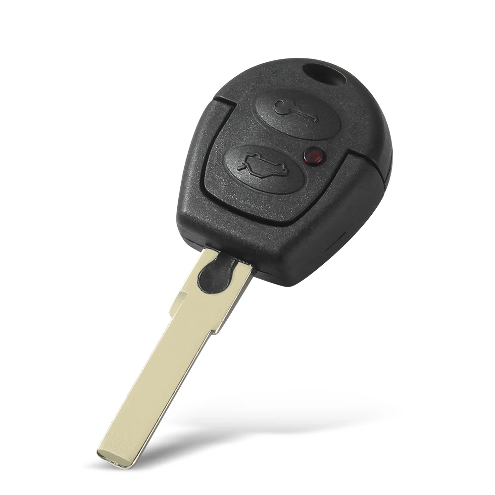 KEYYOU Remote Car Key Shell Case For VW Polo Golf Jetta Sharan Seat Leon SKODA FABIA OCTAVIA 2 Button Cut Blade Optional