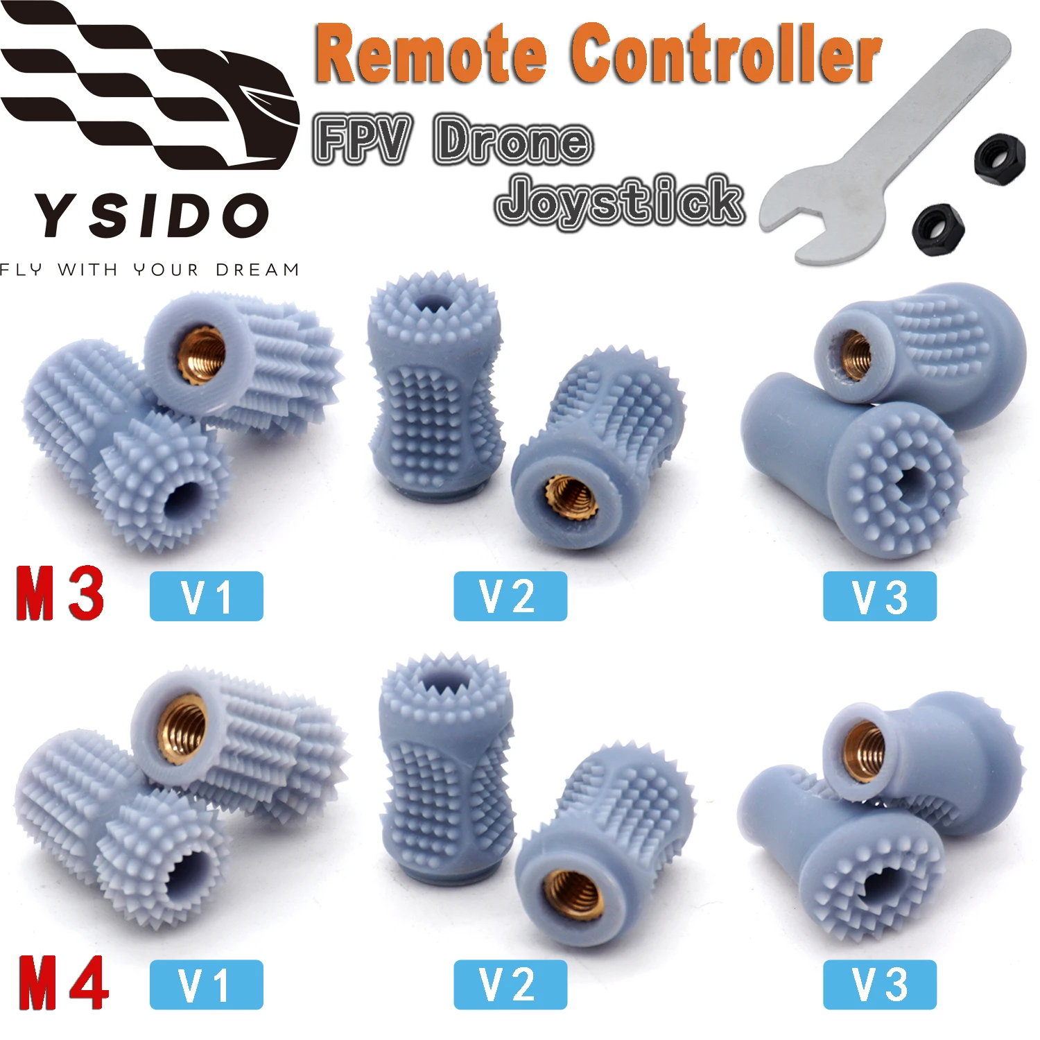 M3/M4 V1 V2 V3 Rocker Cap จอยสติ๊กคันโยก Gimbal Stick ปลายสําหรับ Radiomaster GX12 TX12 DJI รีโมทคอนโทรล FPV Drone อะไหล่