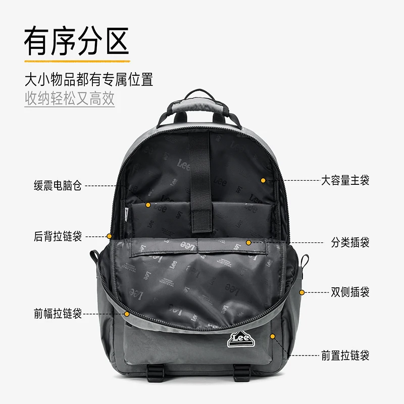 LEE 20L Lightweight 16Inch Computer Backpack Large Capacity Unisex Travel  Backpack Waterproof Teenager College Student Schoolbag - AliExpress 1524