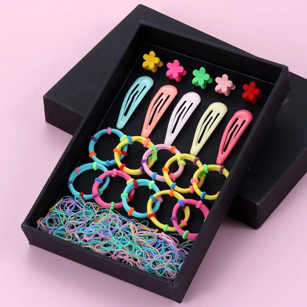 220PCS/Set BB Girls Kids Accessories Hair Rope Hairpin Hair Clip Gifts