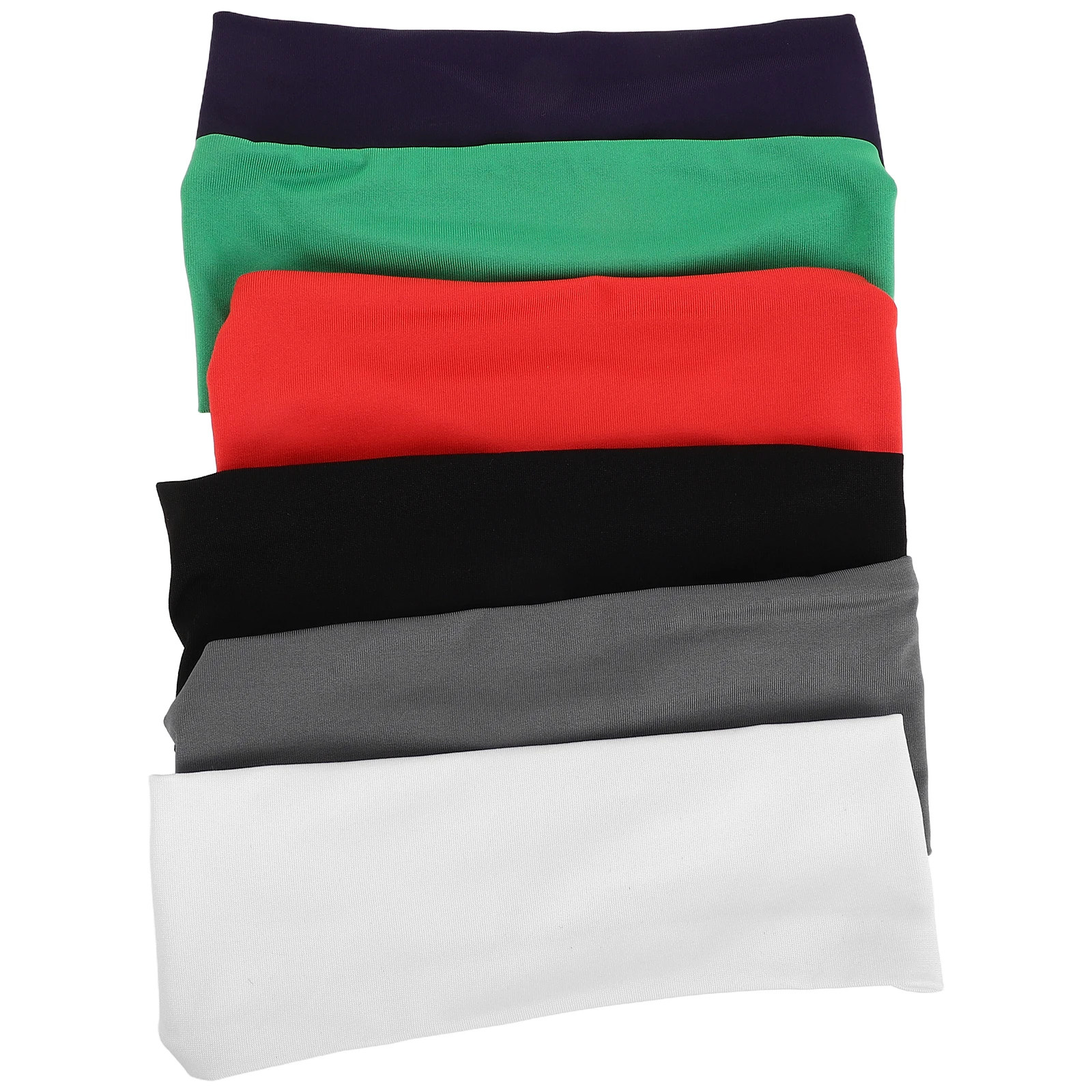 

6pcs Sports Headband Sweat Headbands For Women Men Kids Girls Boys Running Basketball Football Gym Workout Sweatband Hairband