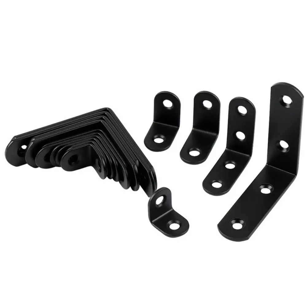 1Pcs Durable 90 Degree Angle Bracket Stainless Steel Holes Fixed Corner Stand L-shaped Mending Plate Furniture Hardware